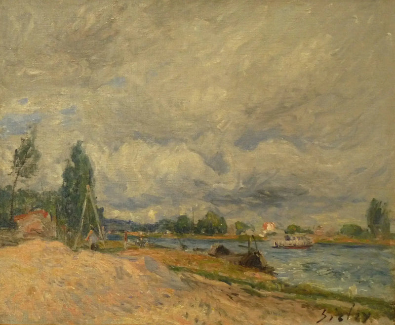 De Oevers van de Loing - Alfred Sisley