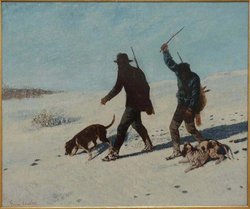 De stroper, Ornans - Gustave Courbet