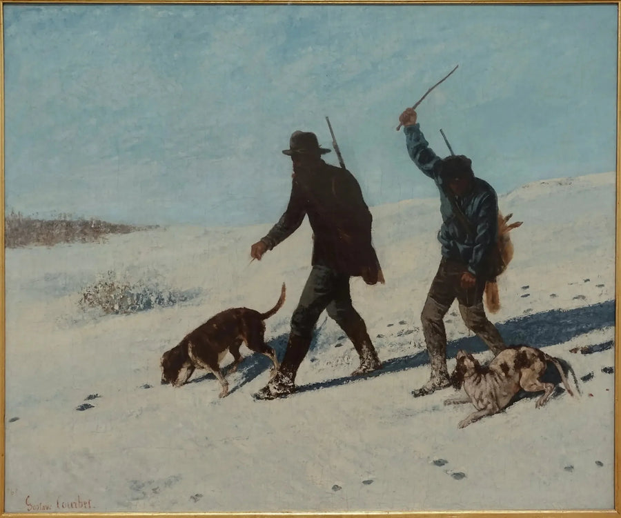 De stroper, Ornans - Gustave Courbet