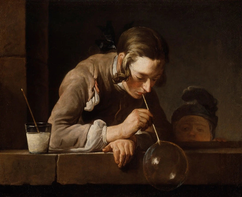De zeepbellen - Jean Siméon Chardin