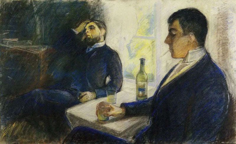 De Absintdrinkers - Edvard Munch