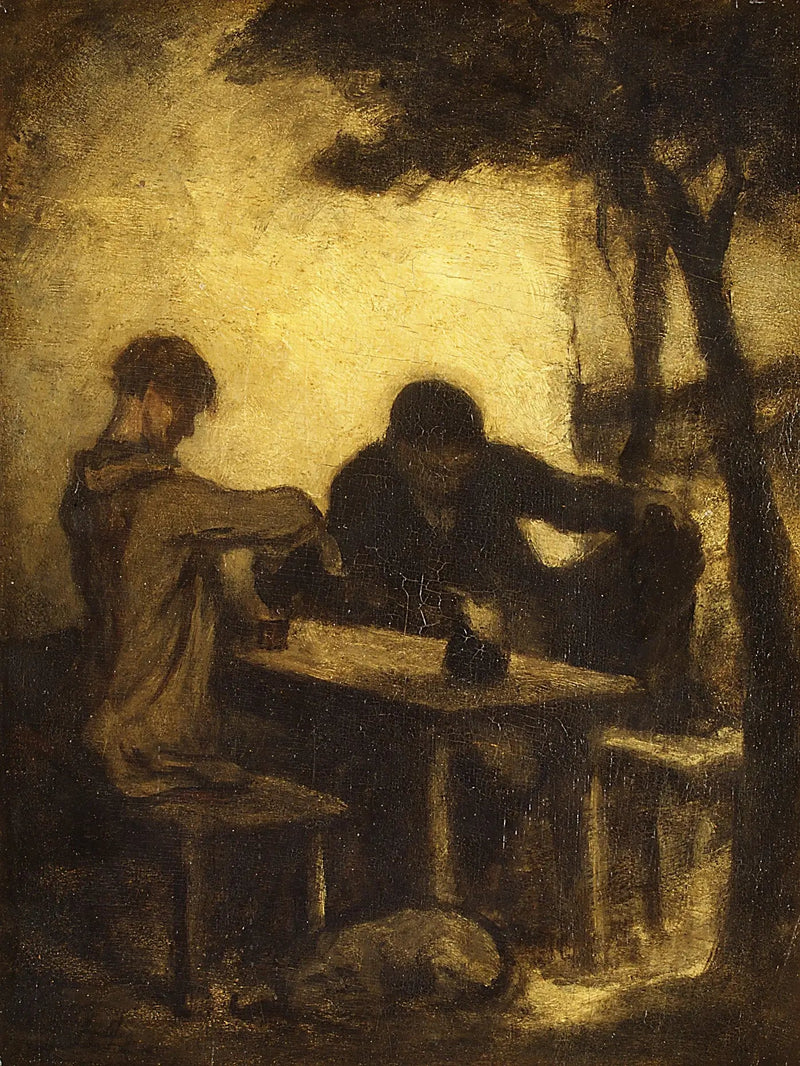 De drinkers - Honoré Daumier