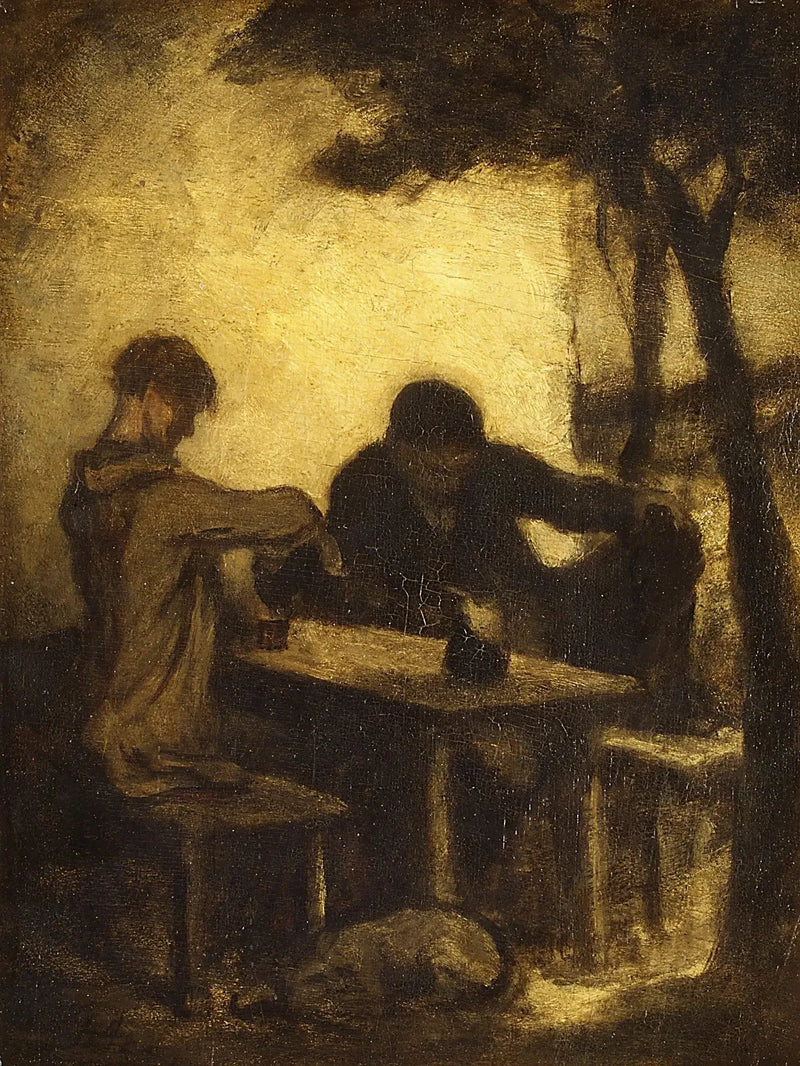 De drinkers - Honoré Daumier