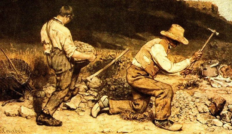 De steenbrekers - Gustave Courbet