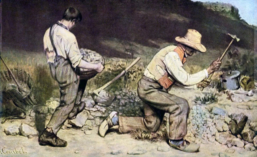 De Steenbrekers - Gustave Courbet