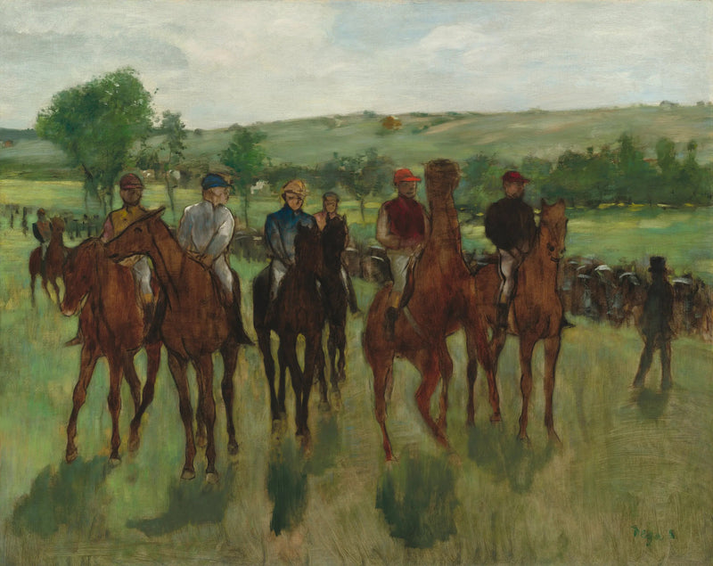 De ruiters - Edgar Degas