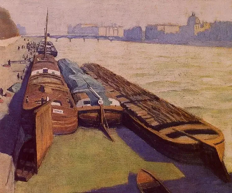 De schepen, aan de Seine - Félix Vallotton

Source:
Les chalands, bord de Seine - Félix Vallotton