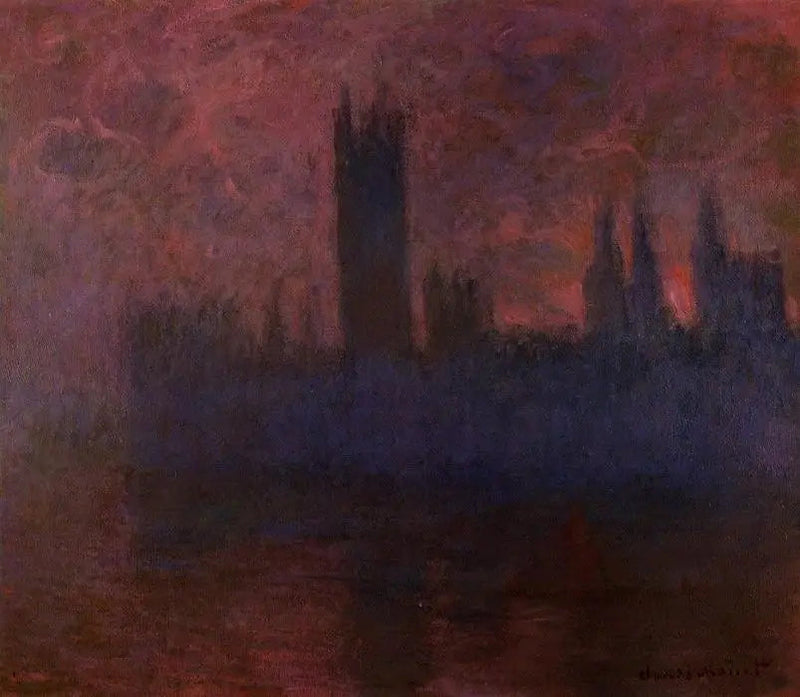 De Parlementskamers, Symfonie in Roze - Claude Monet