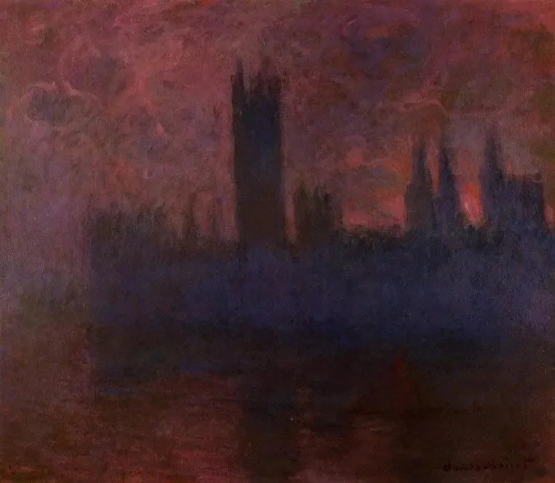 De Parlementskamers, Symfonie in Roze - Claude Monet