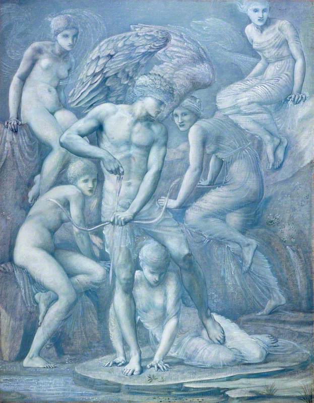 De jachtvelden van Cupido - Edward Burne-Jones