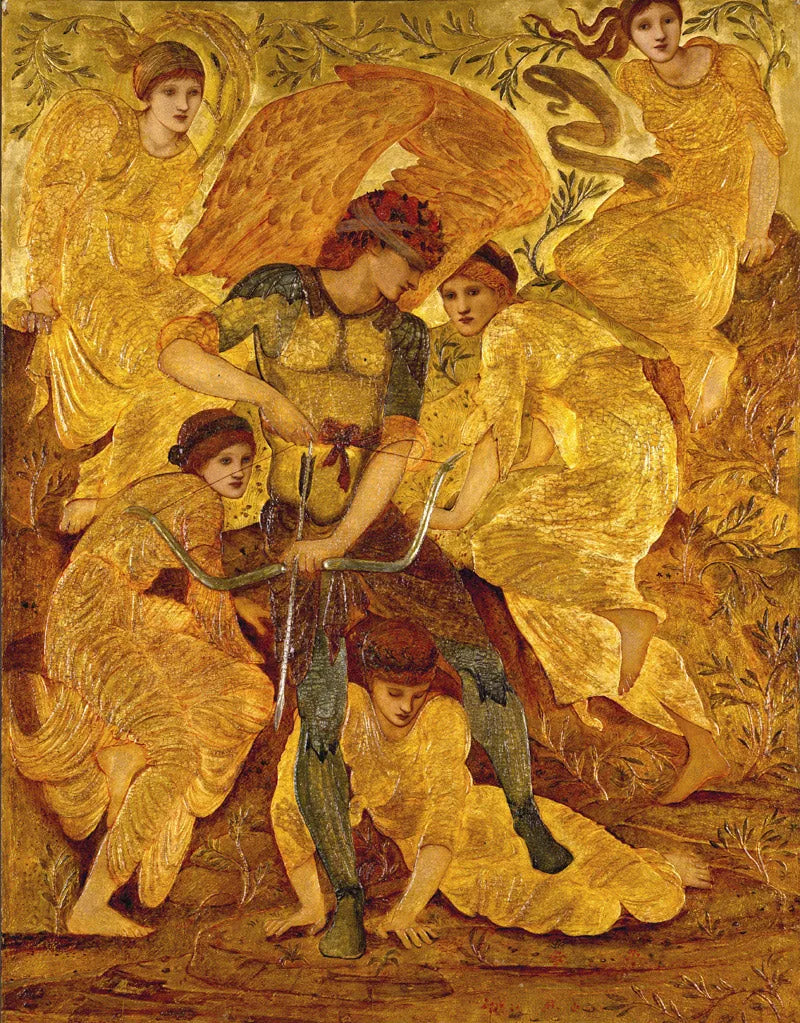 De jachtvelden van Cupido - Edward Burne-Jones