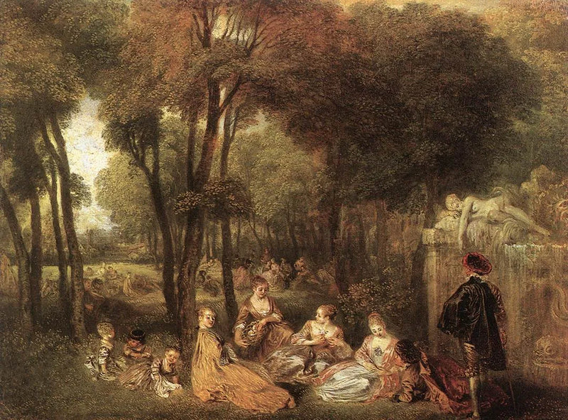 De Champs-Élysées - Antoine Watteau