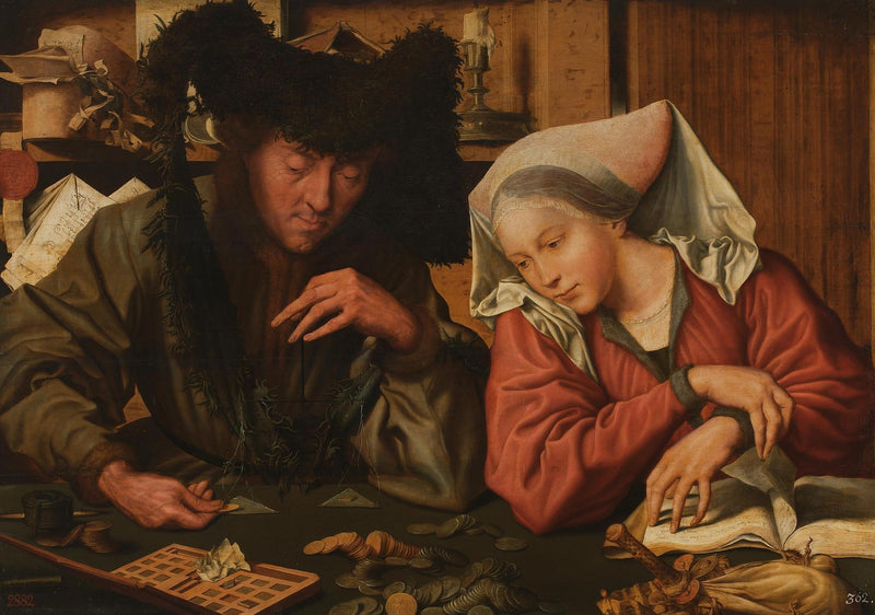 De muntwisselaars - Marinus van Reymerswale