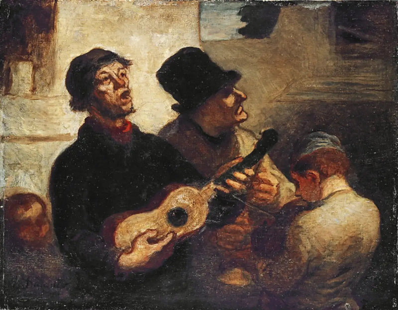 De Straatzangers - Honoré Daumier