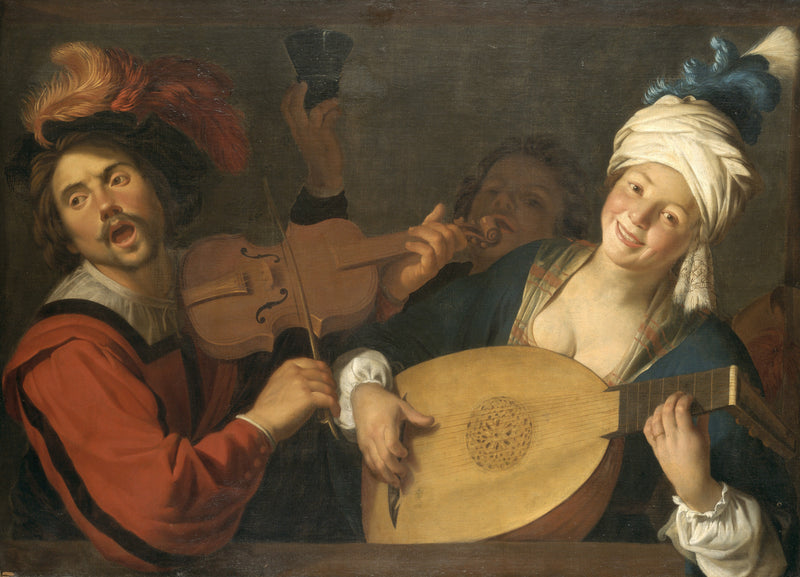 De Zangers - Gerrit van Honthorst