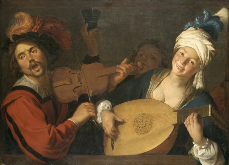 De Zangers - Gerrit van Honthorst