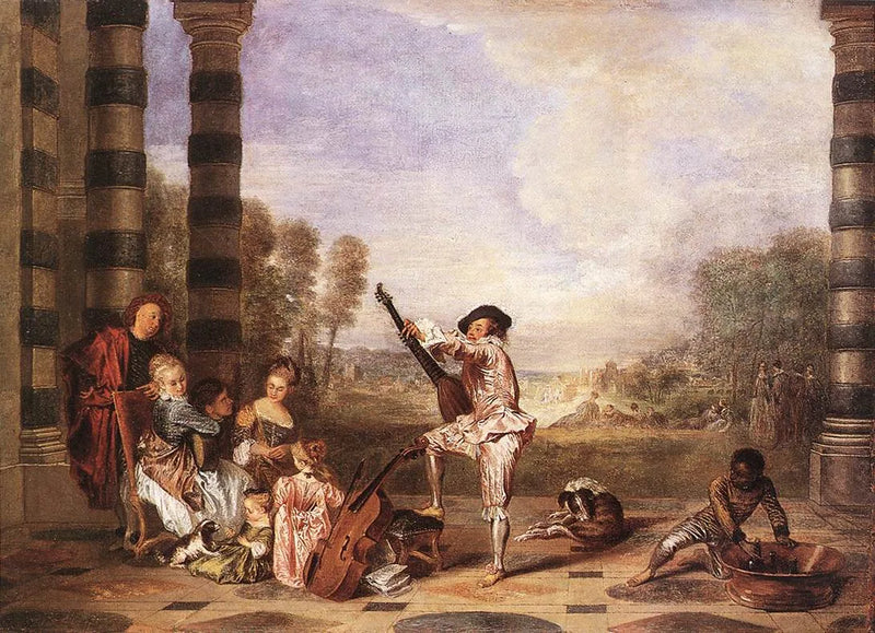 De charmes van het leven - Antoine Watteau