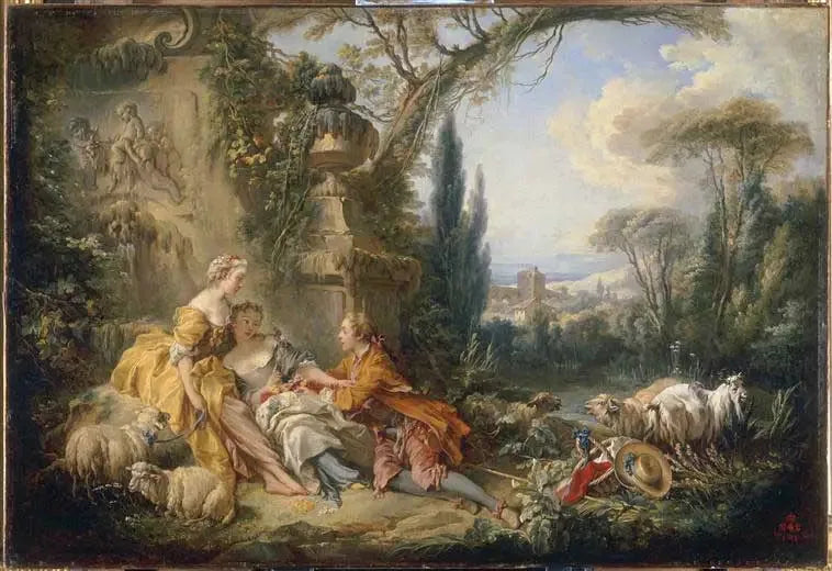 De charmes van het landelijke leven - François Boucher