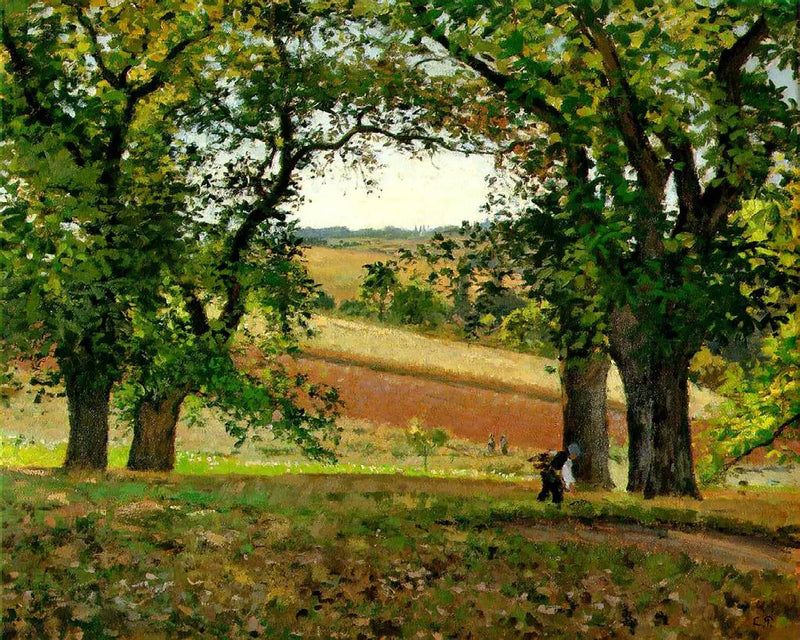De kastanjes in Osny - Camille Pissarro