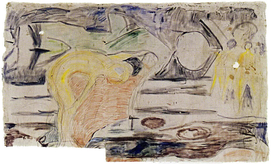 De Zoekers: groep kinderen staand - Edvard Munch