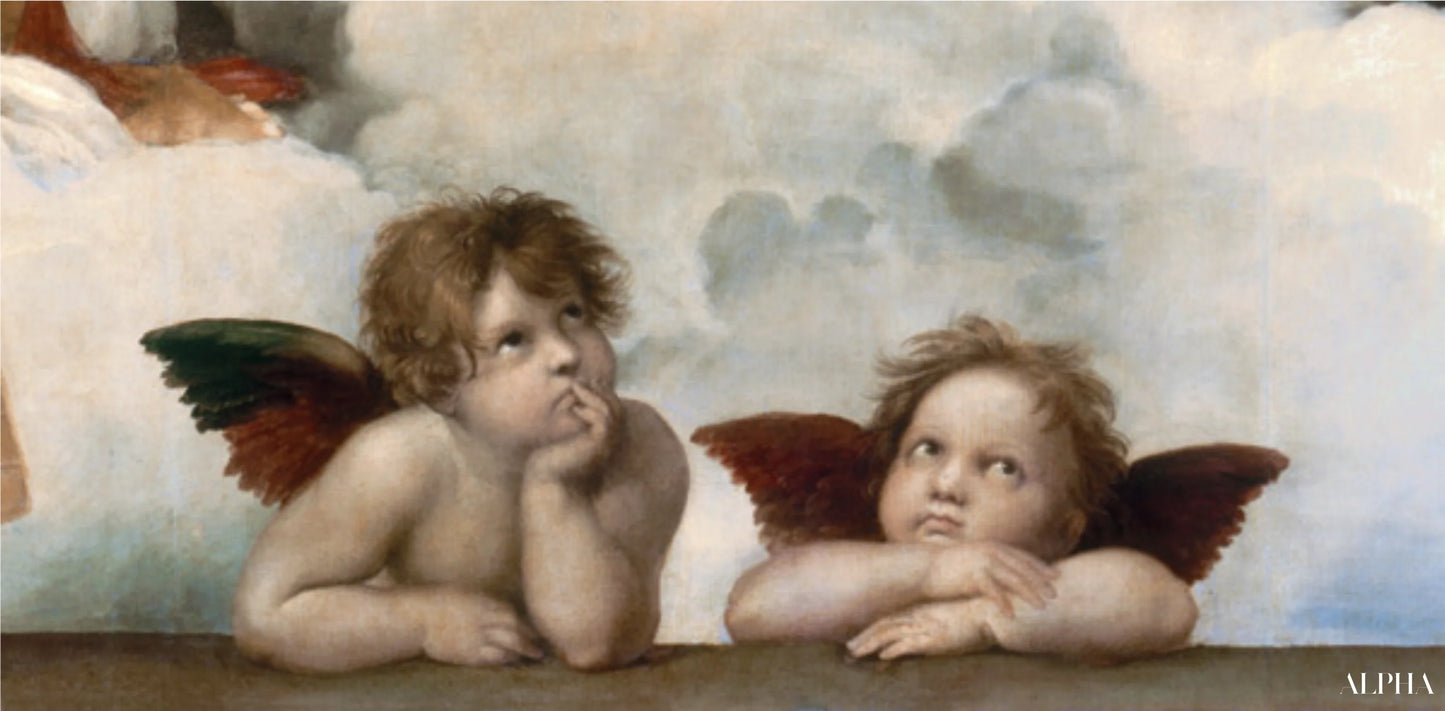 De cherubijnen - Raphael (schilder) - Reproducties van schilderijen en hoogwaardige schilderijen