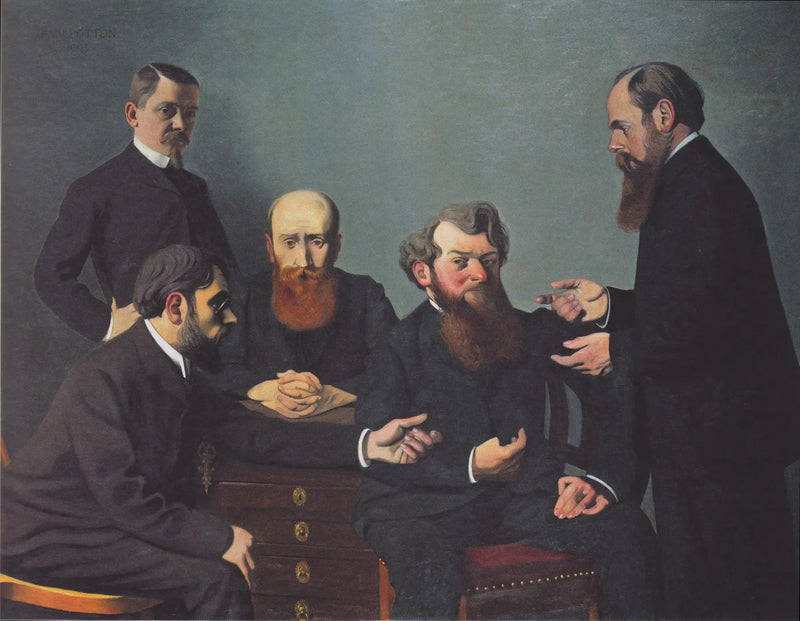 De vijf schilders - Félix Vallotton

Source:
Les cinq peintres - Félix Vallotton