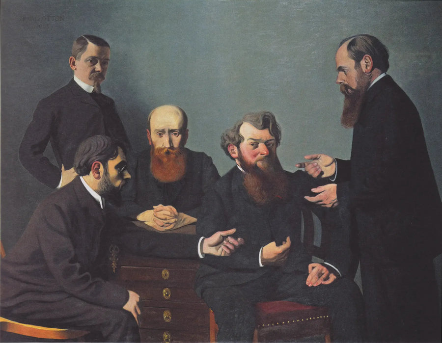 De vijf schilders - Félix Vallotton

Source:
Les cinq peintres - Félix Vallotton