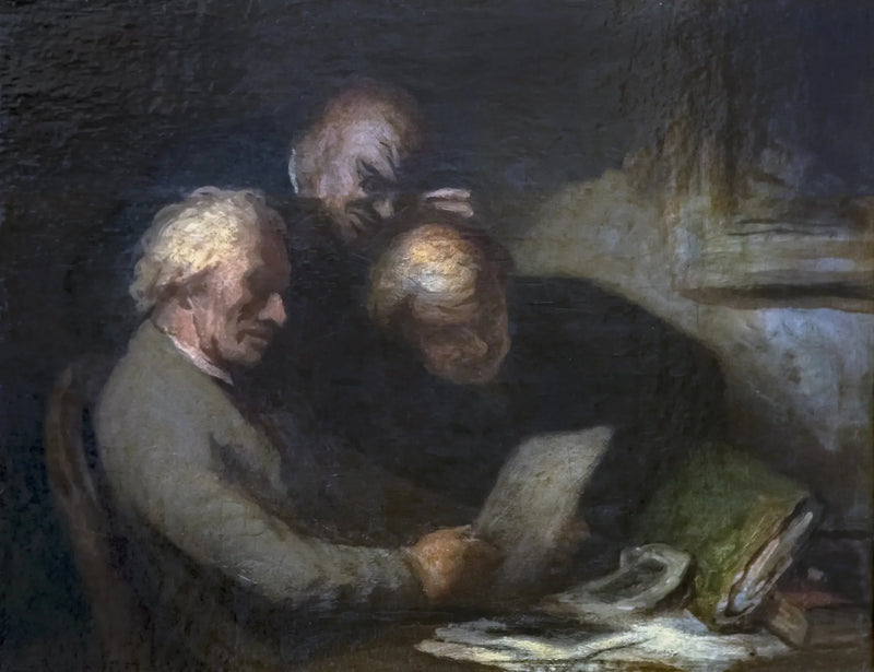 De verzamelaars van prenten - Honoré Daumier