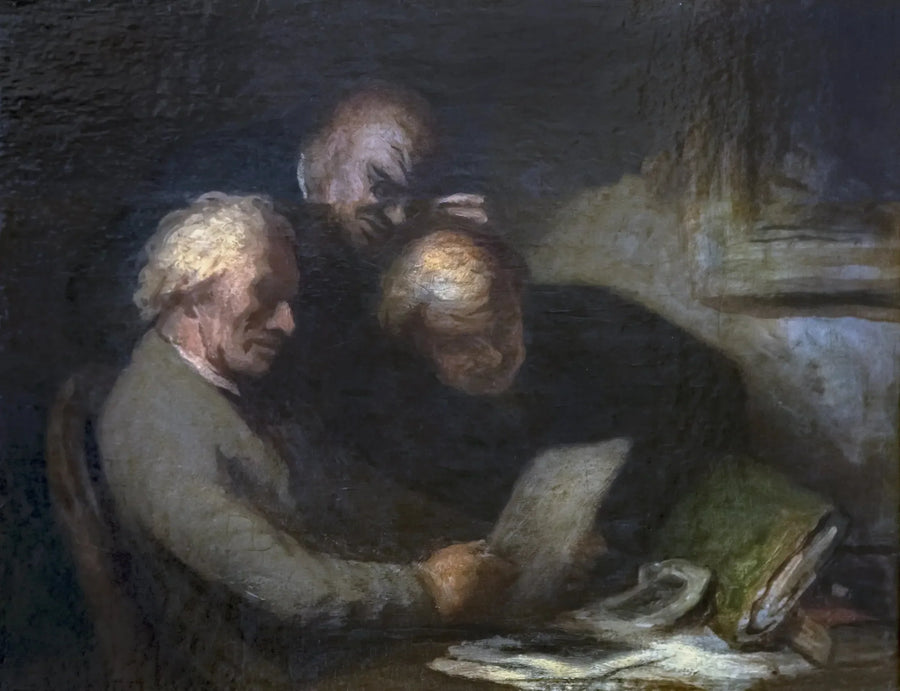 De verzamelaars van prenten - Honoré Daumier