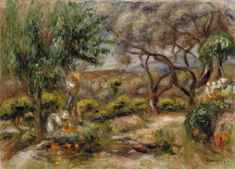 Les Collettes in Cagnes - Pierre-Auguste Renoir