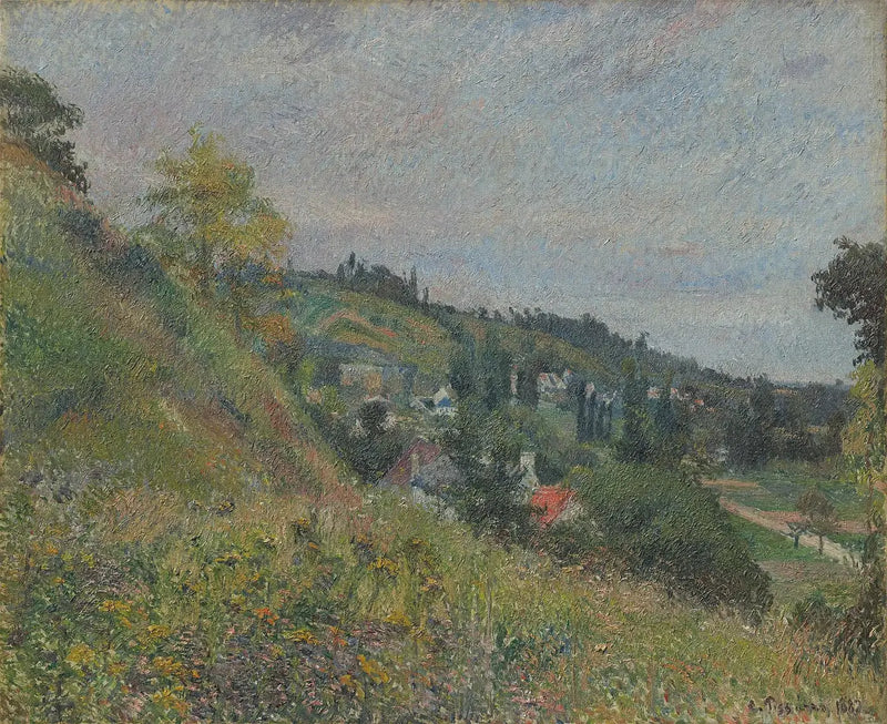 De Heuvels van de Kool, Pontoise - Camille Pissarro