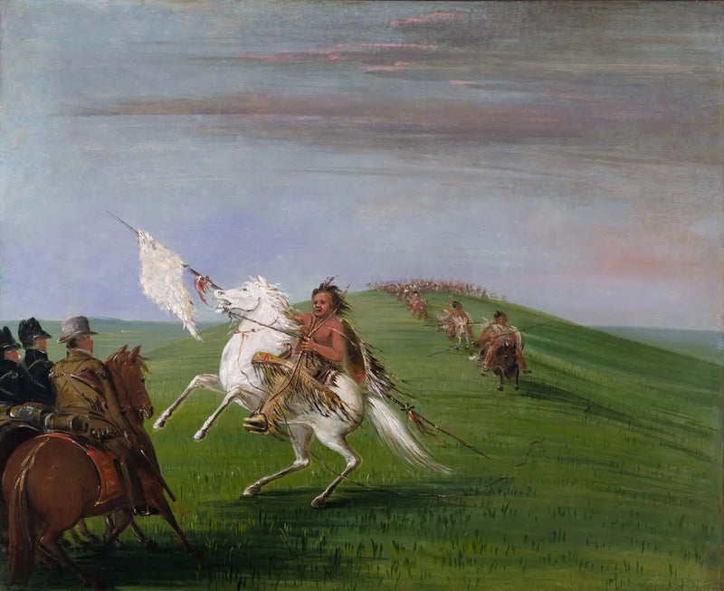 De Comanches ontmoeten de Draken - George Catlin

Source:
Les Comanches rencontrent les Dragons - George Catlin