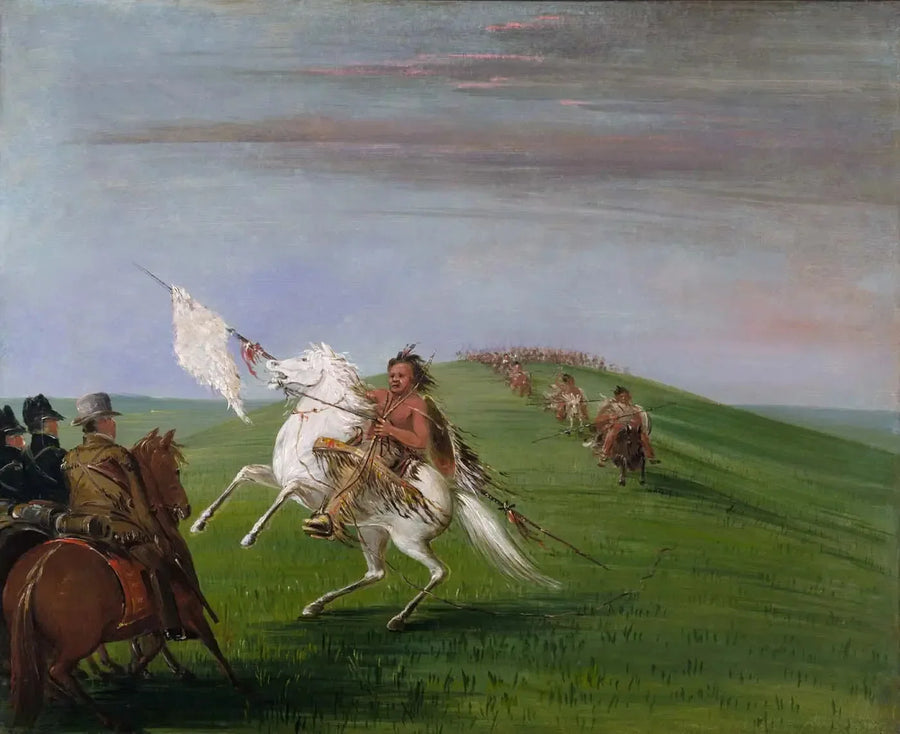 De Comanches ontmoeten de Draken - George Catlin

Source:
Les Comanches rencontrent les Dragons - George Catlin
