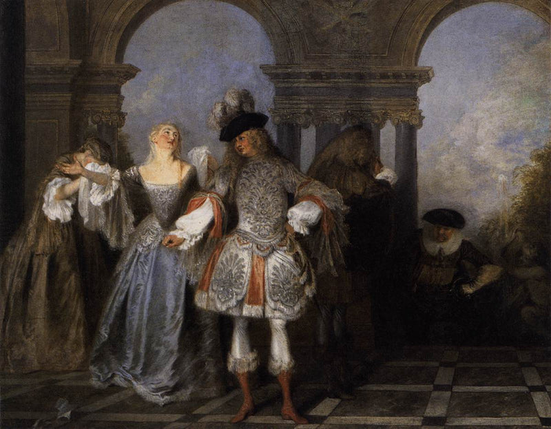 De Franse acteurs - Antoine Watteau
