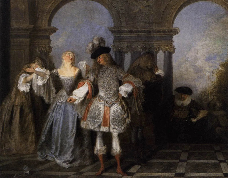 De Franse acteurs - Antoine Watteau