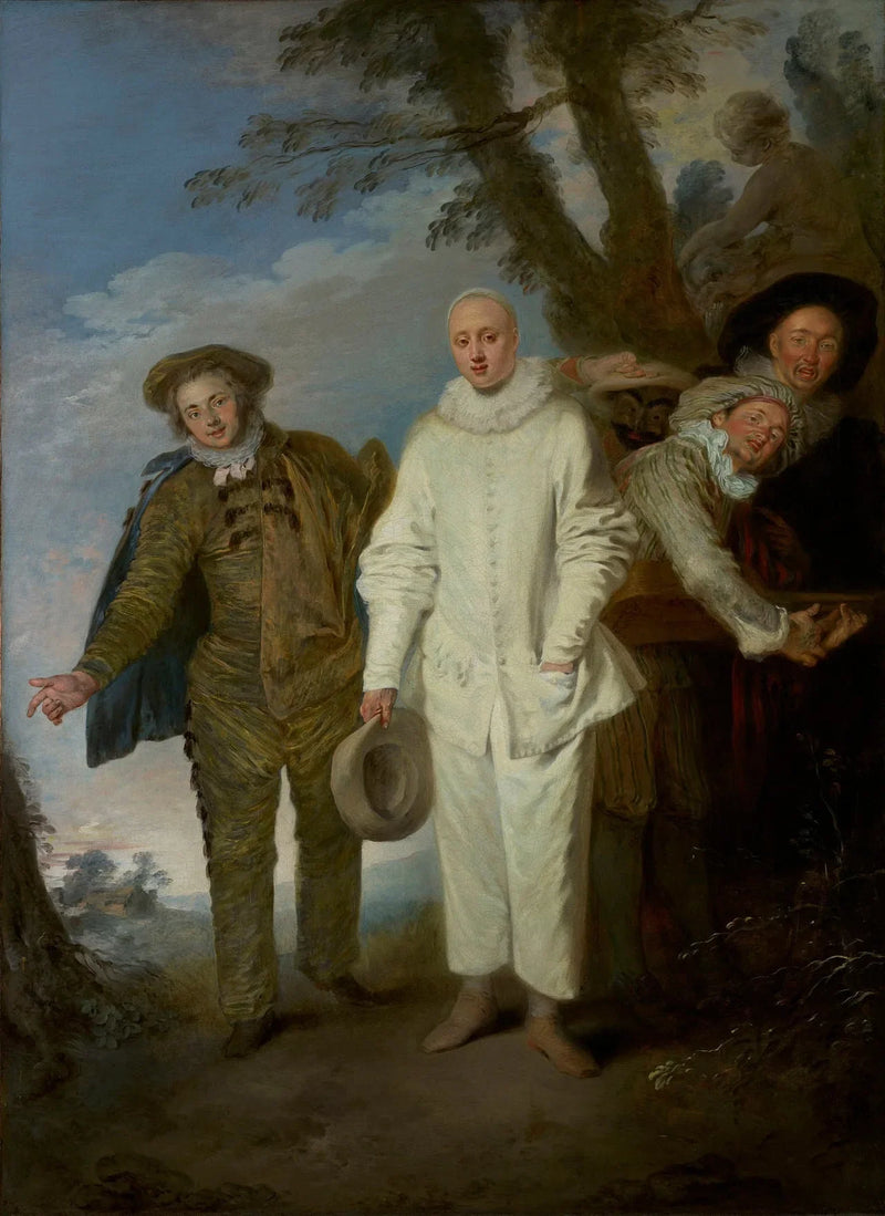 De Italiaanse Comedianten - Antoine Watteau