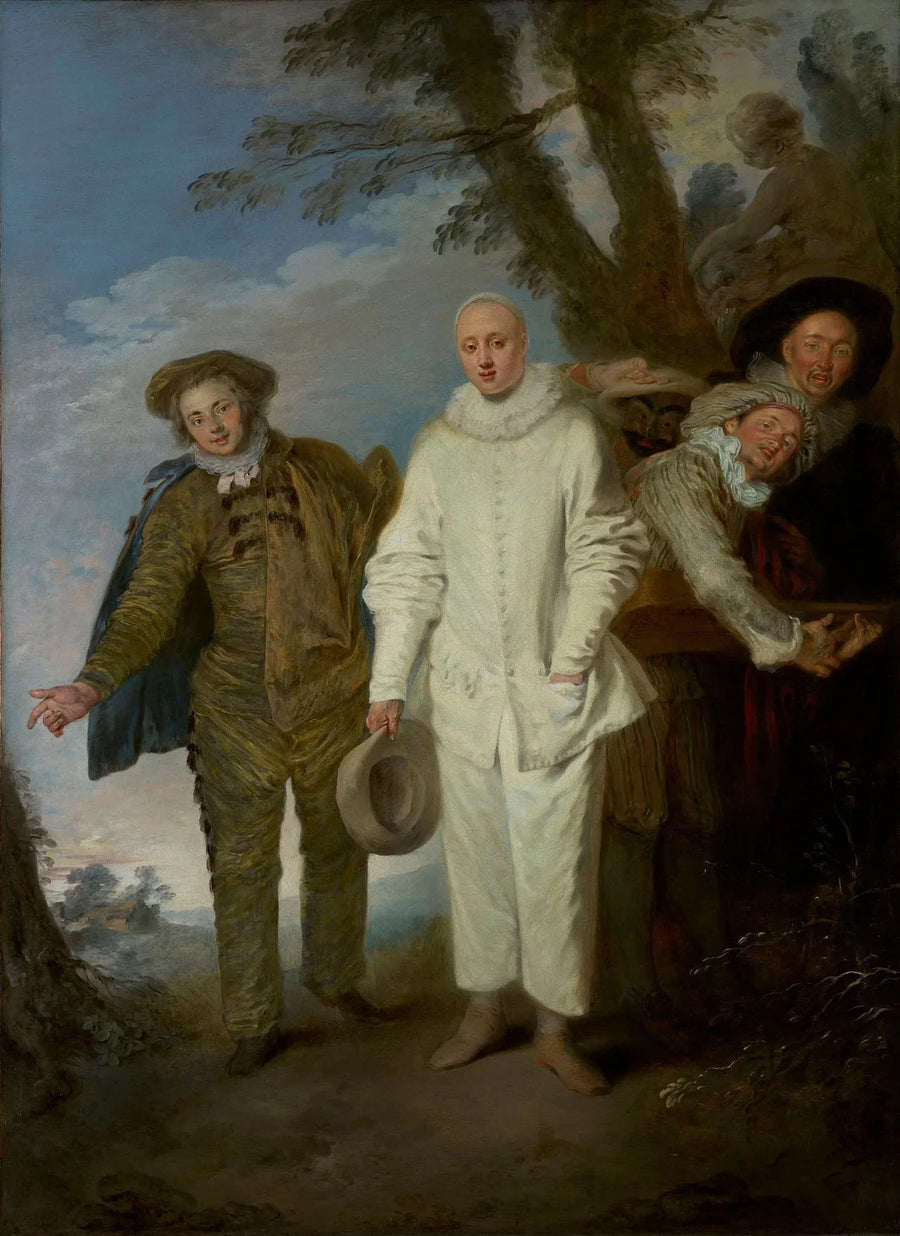 De Italiaanse Comedianten - Antoine Watteau