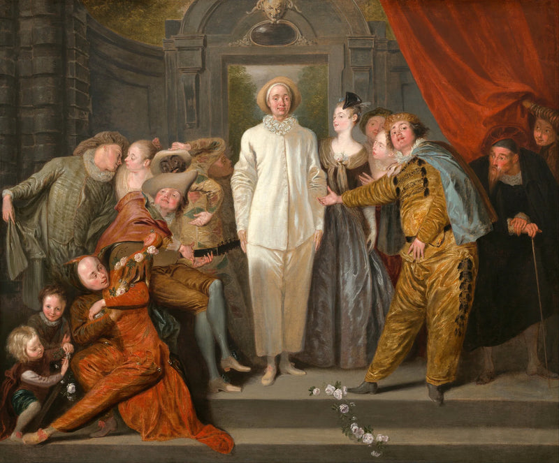 De Italiaanse Comedianten - Antoine Watteau