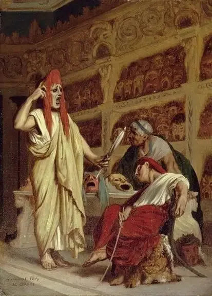 De Komedianten - Jean-Léon Gérôme