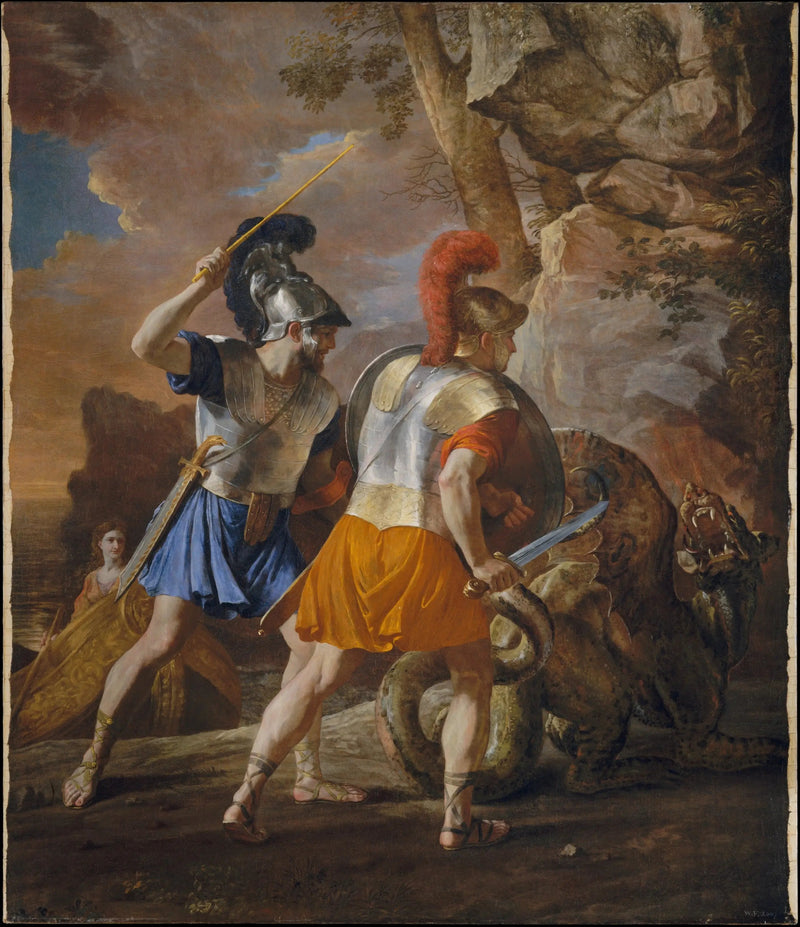 De Metgezellen van Renaud - Nicolas Poussin
