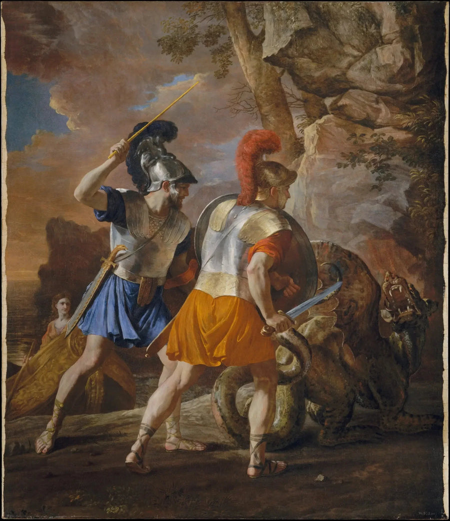 De Metgezellen van Renaud - Nicolas Poussin