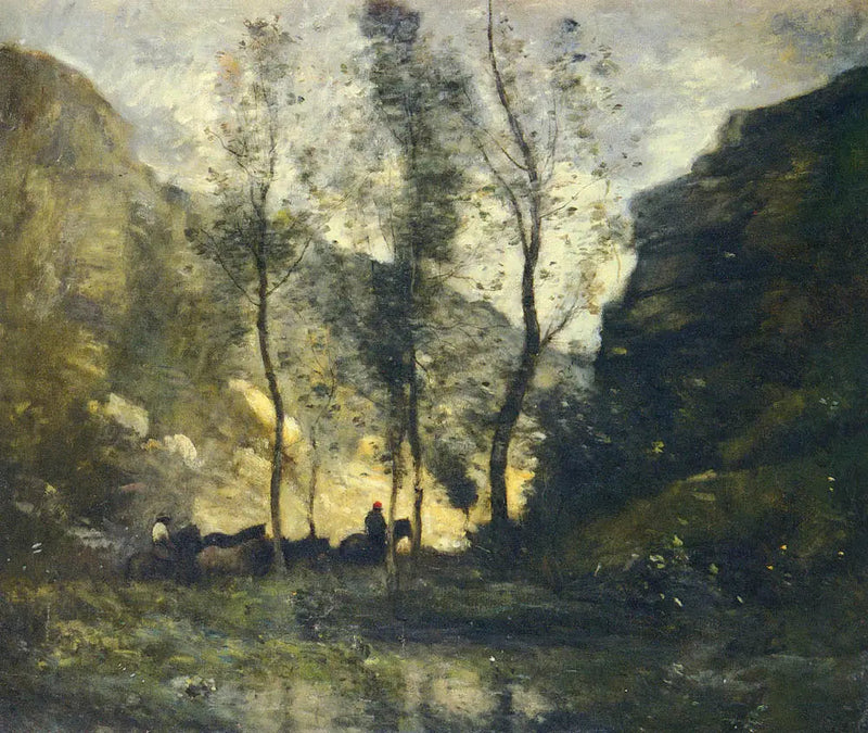 De smokkelers - Jean-Baptiste Camille Corot