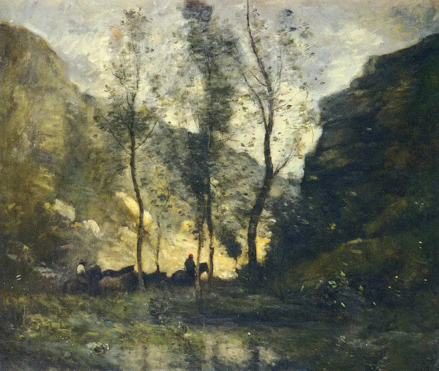 De smokkelers - Jean-Baptiste Camille Corot