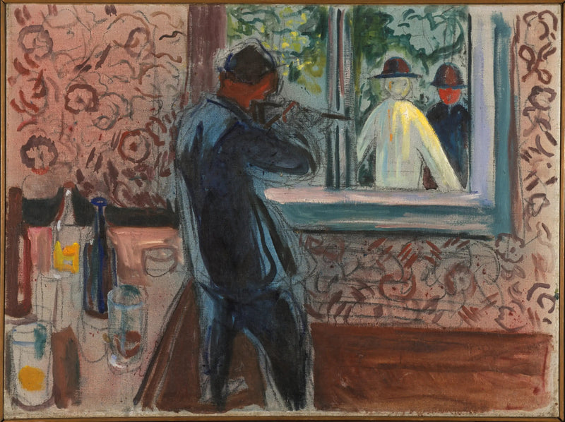 De Onuitgenodigde Gasten - Edvard Munch