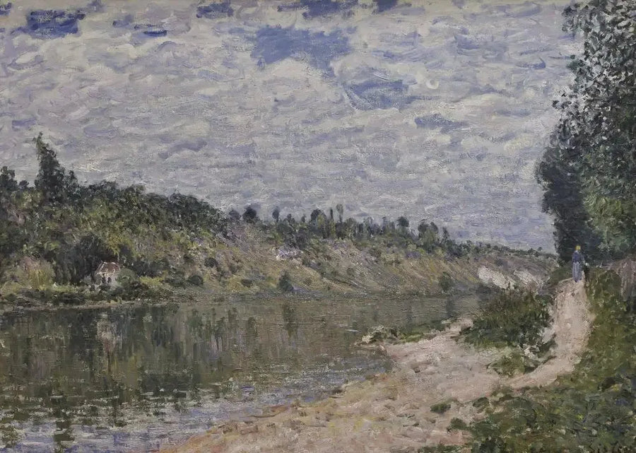 De Heuvels van la Celle, uitzicht op Saint-Mammès - Alfred Sisley