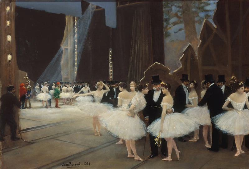 De coulissen van het Parijse Opera - Jean Béroud

Source:
Les coulisses de l'Opéra de Paris - Jean Béraud