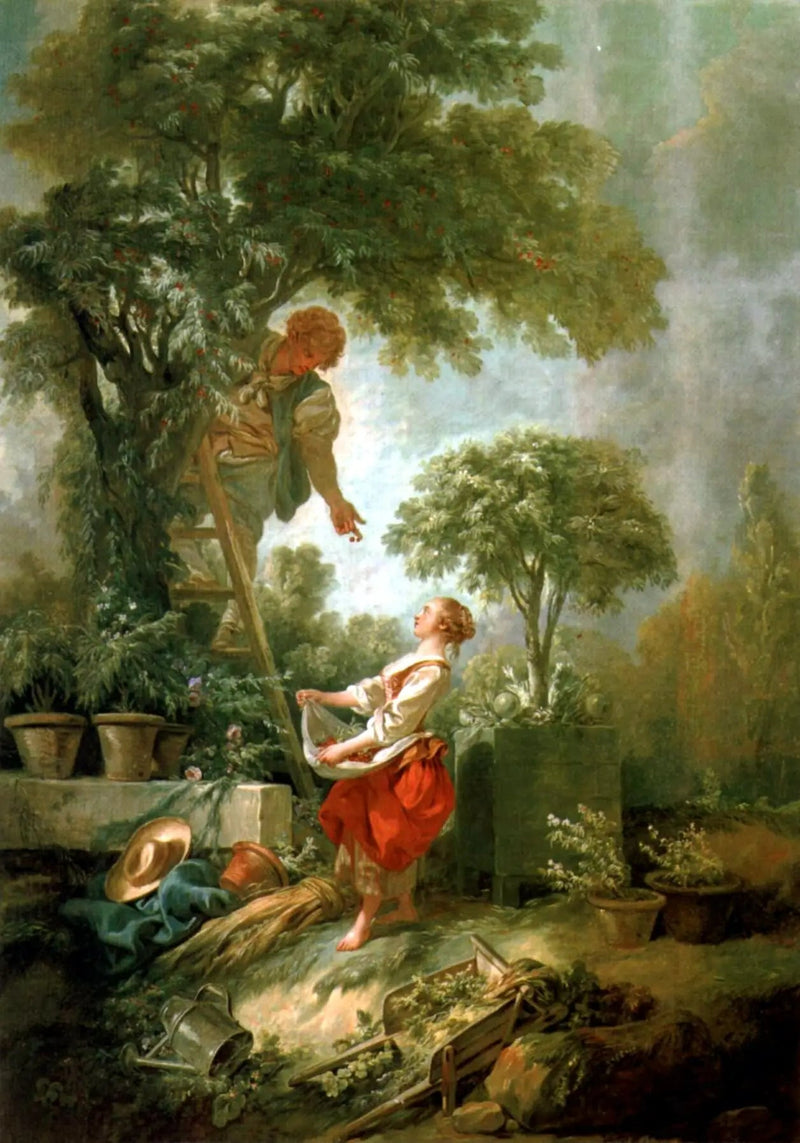 De kersplukkers - François Boucher