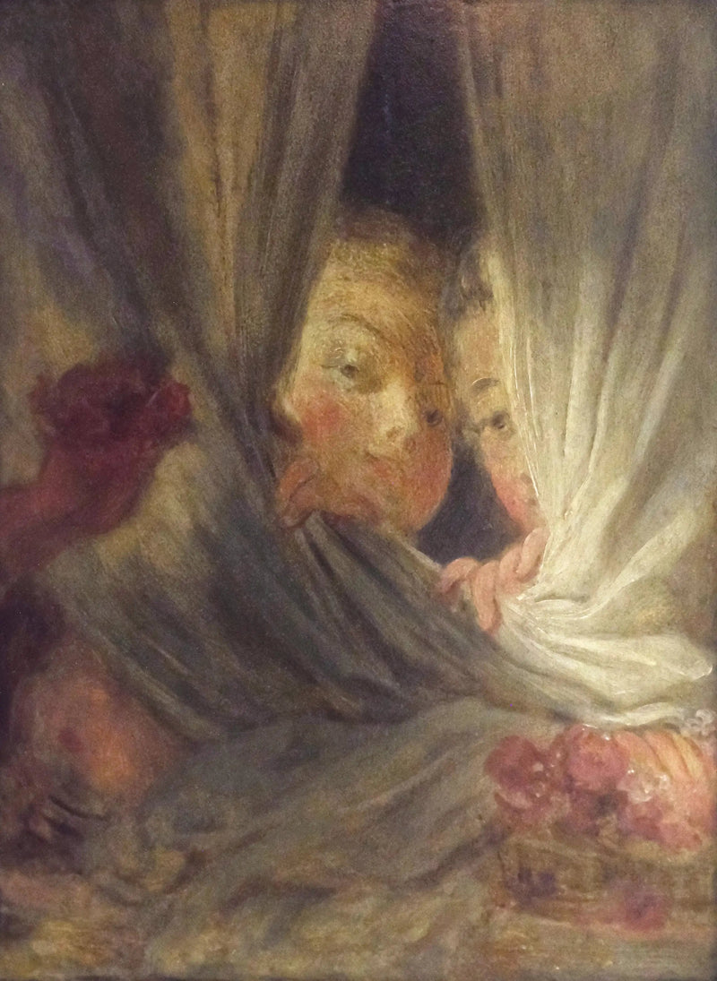 De Nieuwsgierigen - Jean-Honoré Fragonard