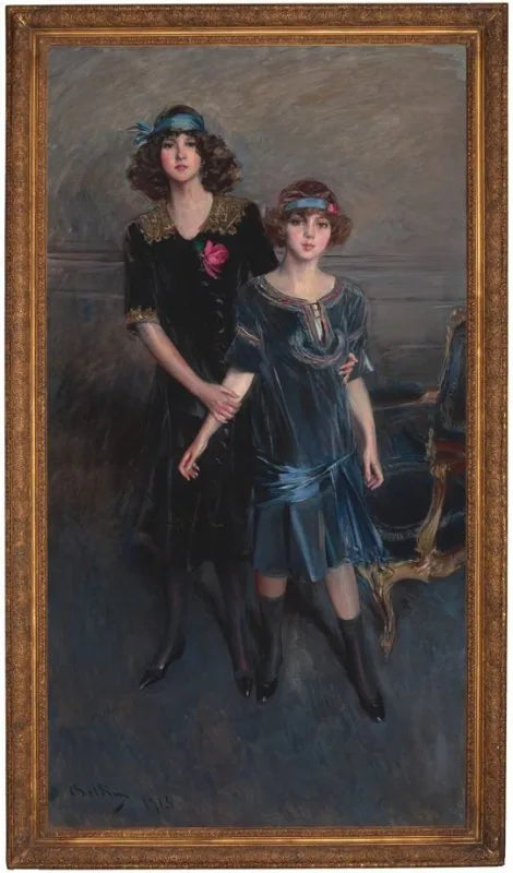 De meisjes Muriel en Consuelo Vanderbilt - Giovanni Boldini