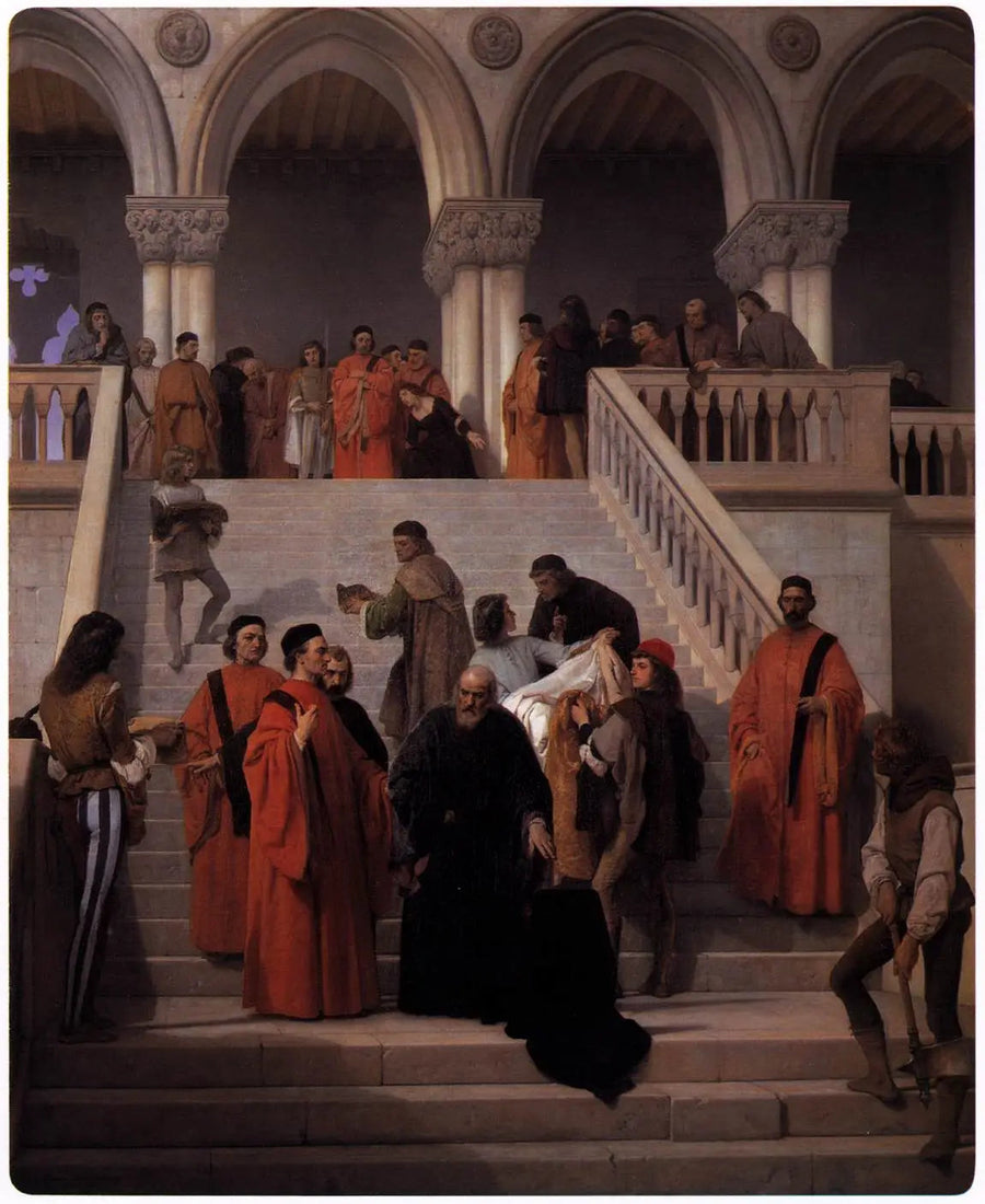 De laatste momenten van doge Marin Faliero - Francesco Hayez

Source:
Les derniers instants du doge Marin Faliero - Francesco Hayez